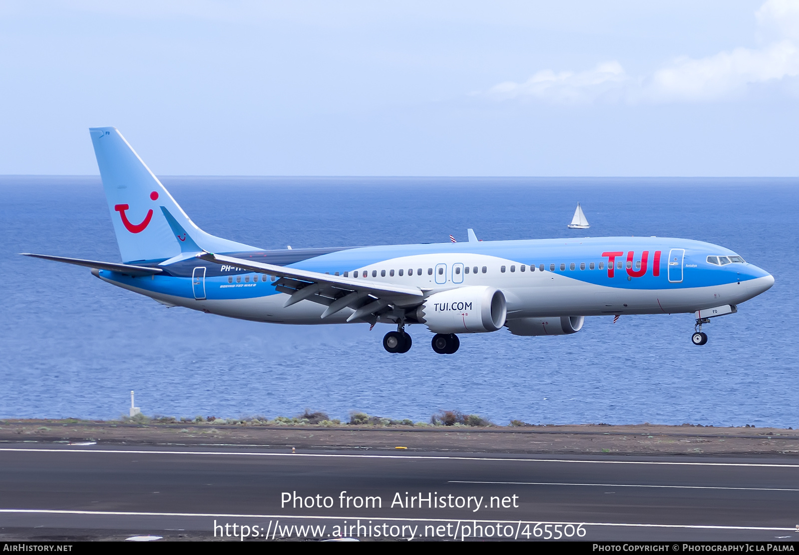 Aircraft Photo of PH-TFO | Boeing 737-8 Max 8 | TUI | AirHistory.net #465506