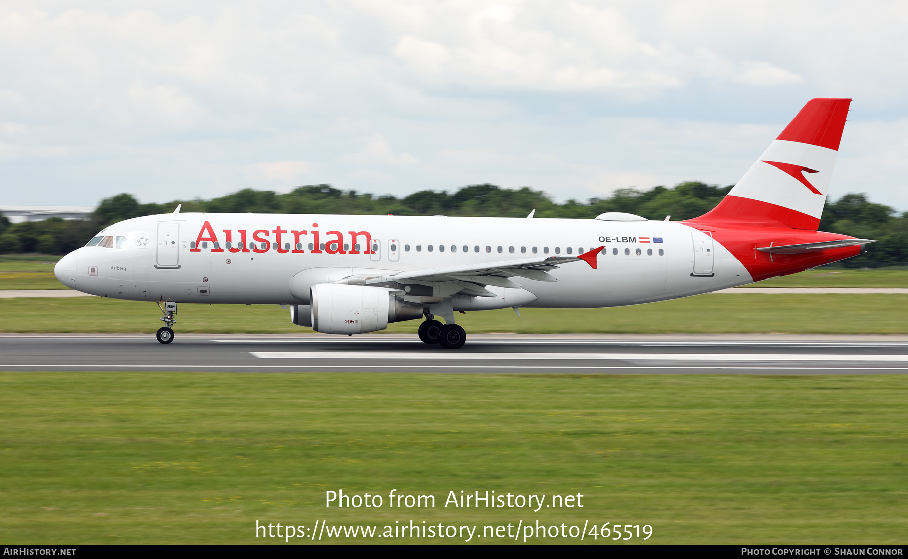 Aircraft Photo of OE-LBM | Airbus A320-214 | Austrian Airlines | AirHistory.net #465519