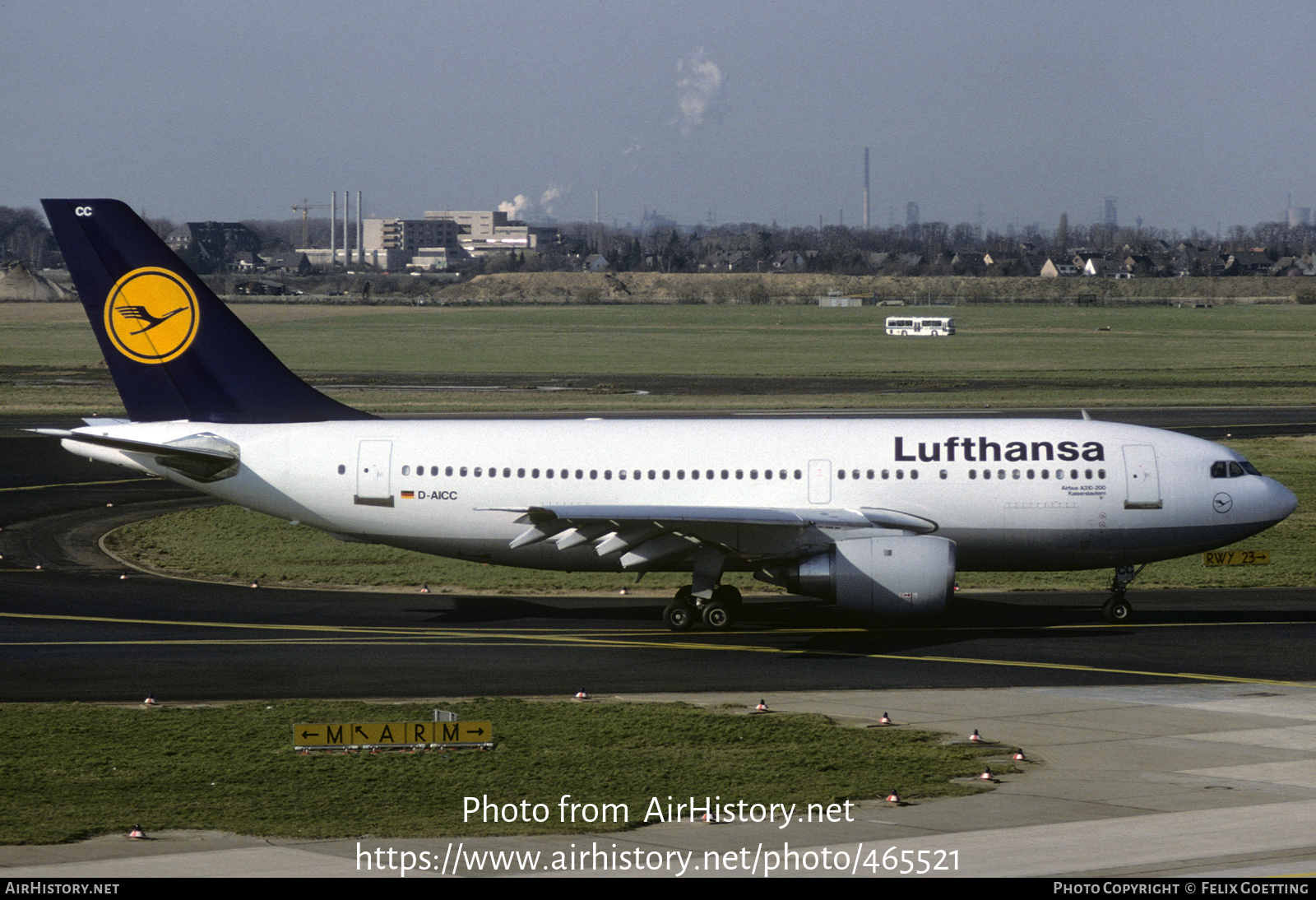 Aircraft Photo of D-AICC | Airbus A310-203 | Lufthansa | AirHistory.net #465521