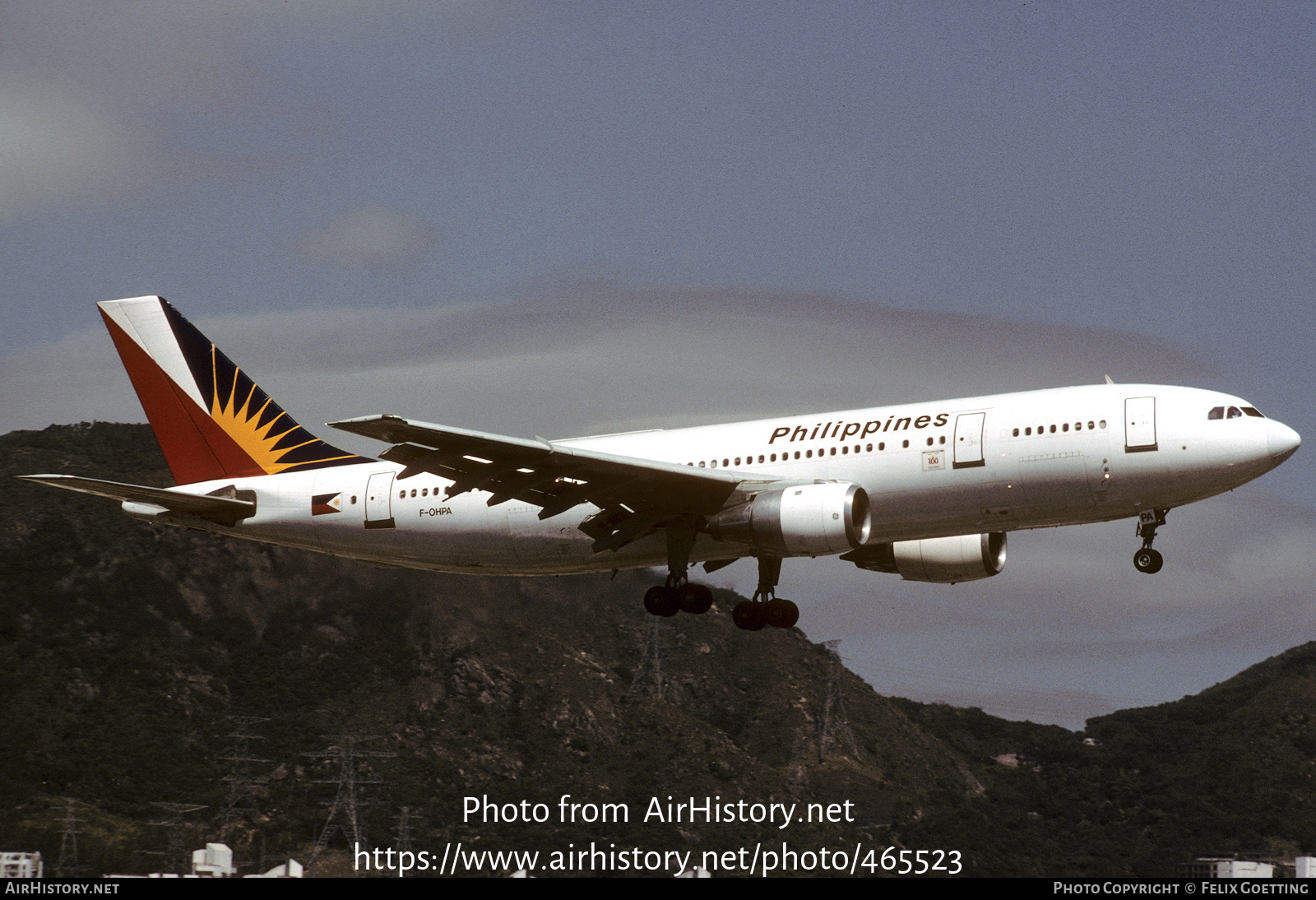 Aircraft Photo of F-OHPA | Airbus A300B4-203 | Philippine Airlines | AirHistory.net #465523