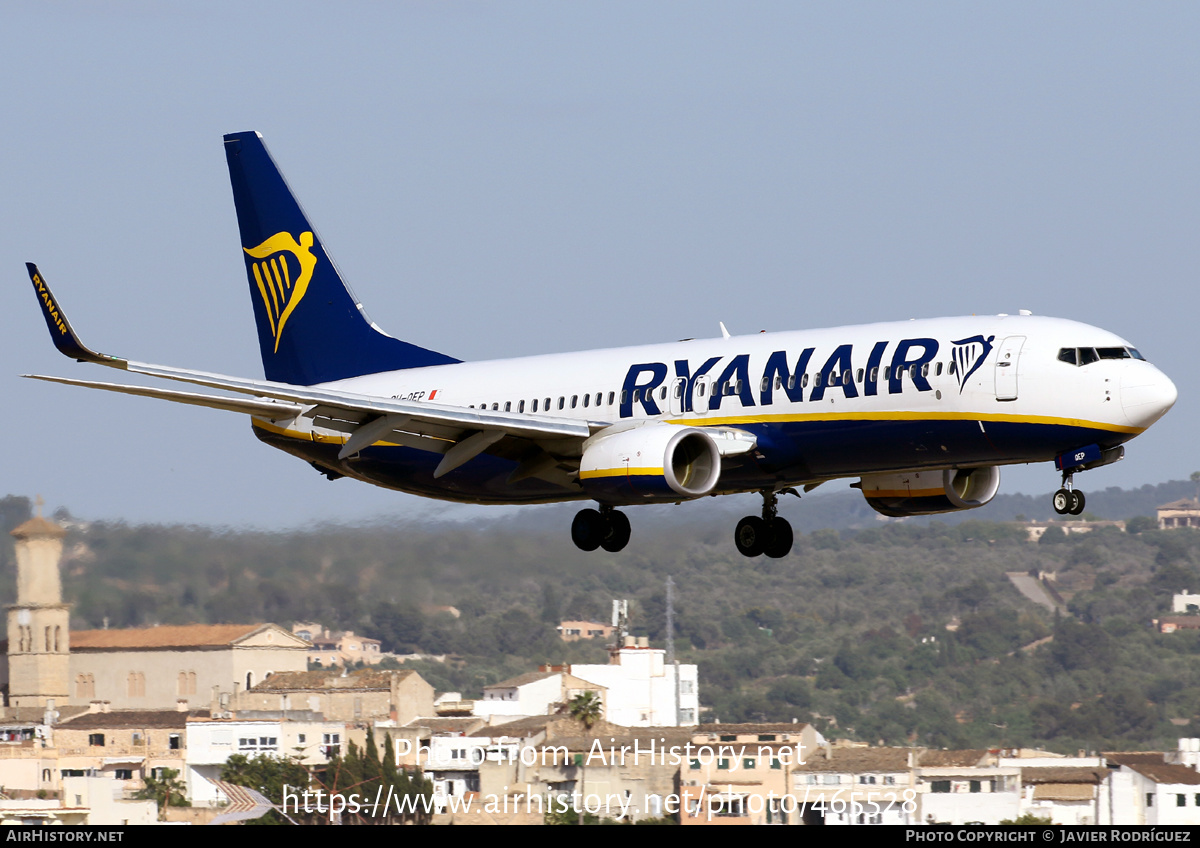 Aircraft Photo of 9H-QEP | Boeing 737-800 | Ryanair | AirHistory.net #465528