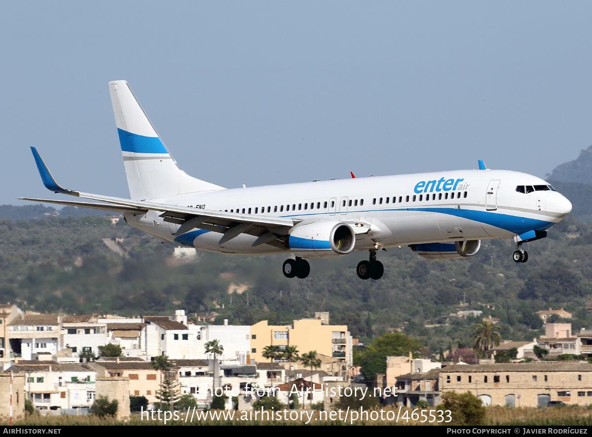 Aircraft Photo of SP-ENQ | Boeing 737-85R | Enter Air | AirHistory.net #465533