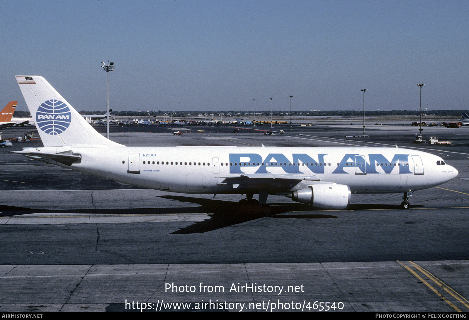 Aircraft Photo of N210PA | Airbus A300B4-203 | Pan American World Airways - Pan Am | AirHistory.net #465540