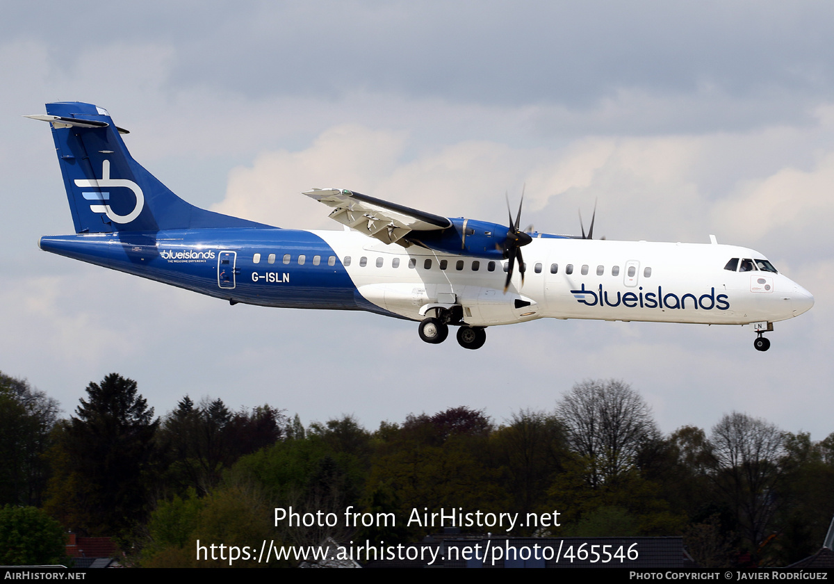 Aircraft Photo of G-ISLN | ATR ATR-72-212 | Blue Islands | AirHistory.net #465546