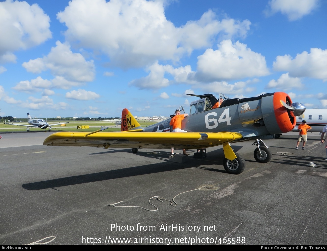 Aircraft Photo of N554Q / 88-15864 | North American AT-6D Harvard III | USA - Navy | AirHistory.net #465588