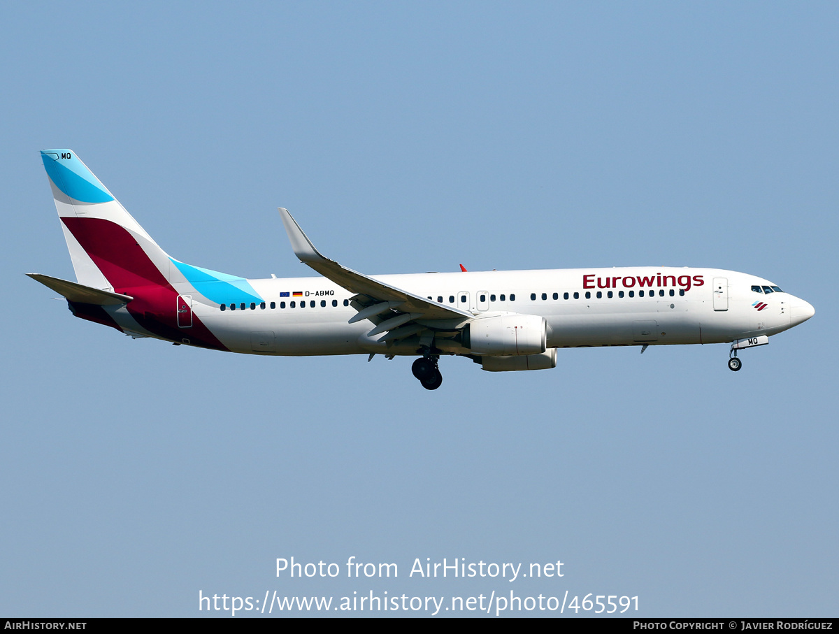 Aircraft Photo of D-ABMQ | Boeing 737-86J | Eurowings | AirHistory.net #465591