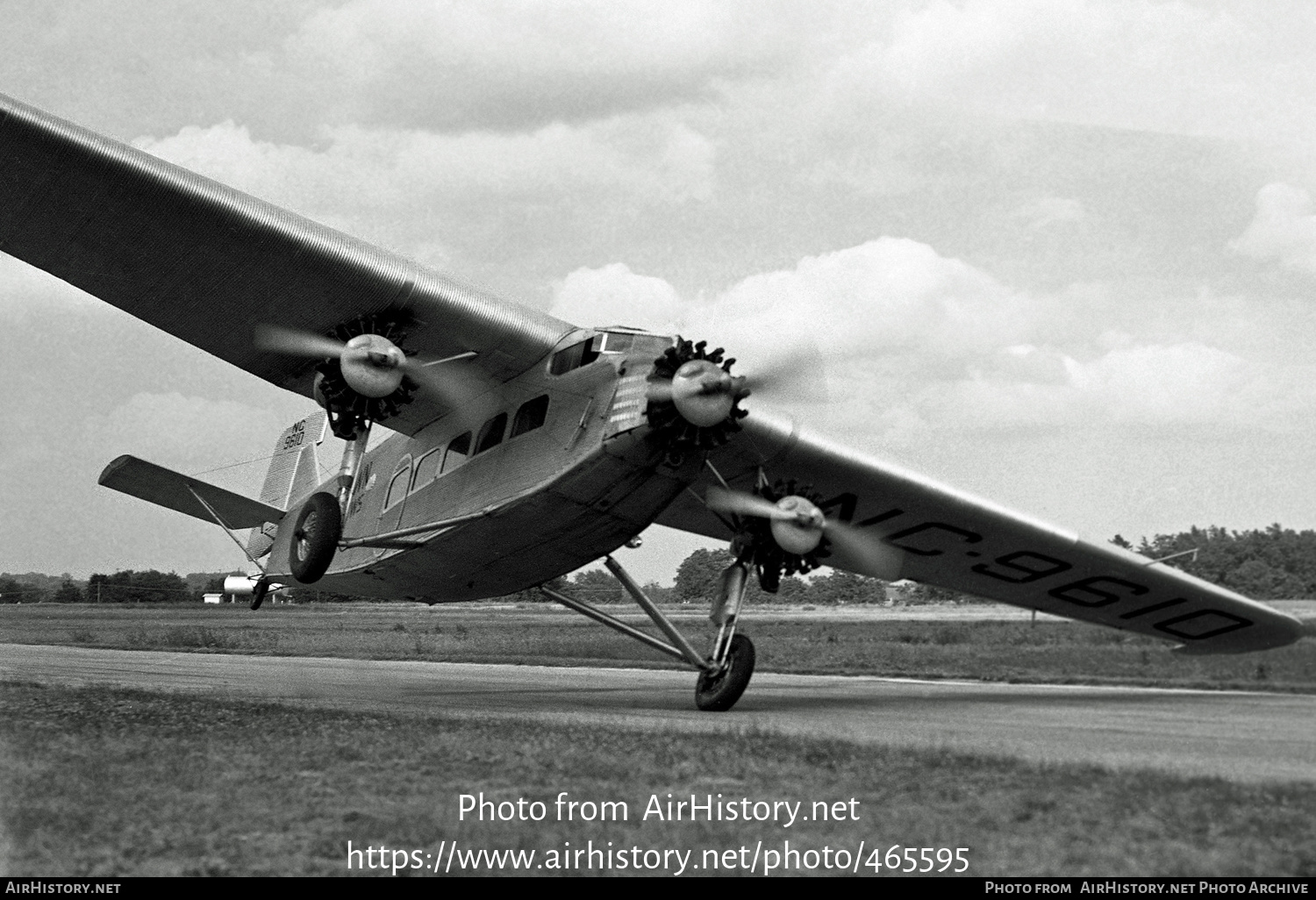 Aircraft Photo Of NC9610 | Ford 4-AT-B Tri-Motor | AirHistory.net #465595