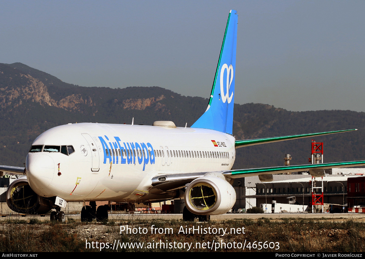 Aircraft Photo of EC-MUZ | Boeing 737-800 | Air Europa | AirHistory.net #465603