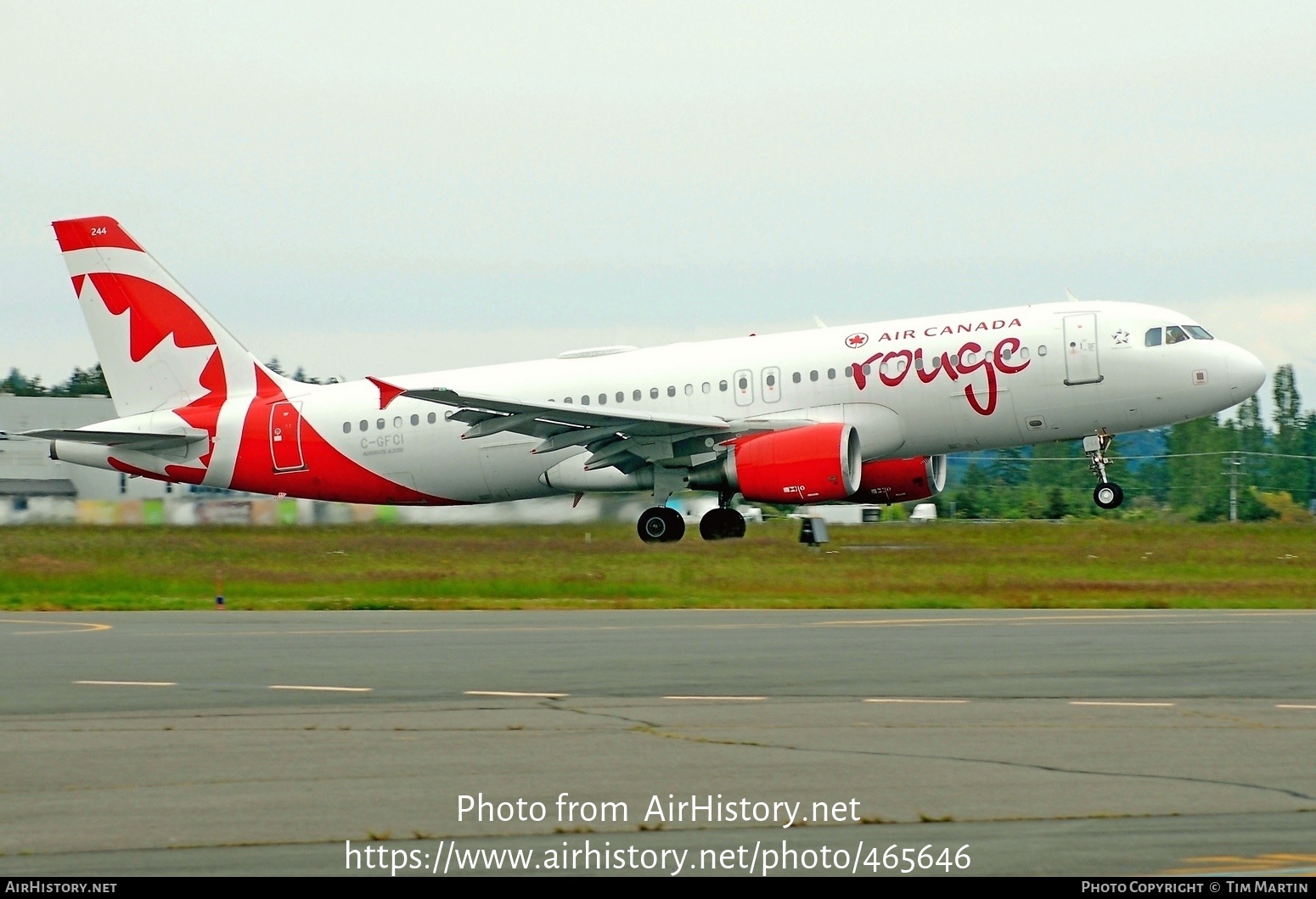 Aircraft Photo of C-GFCI | Airbus A320-214 | Air Canada Rouge | AirHistory.net #465646