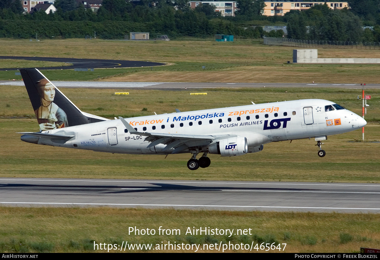 Aircraft Photo of SP-LDC | Embraer 170STD (ERJ-170-100STD) | LOT Polish Airlines - Polskie Linie Lotnicze | AirHistory.net #465647