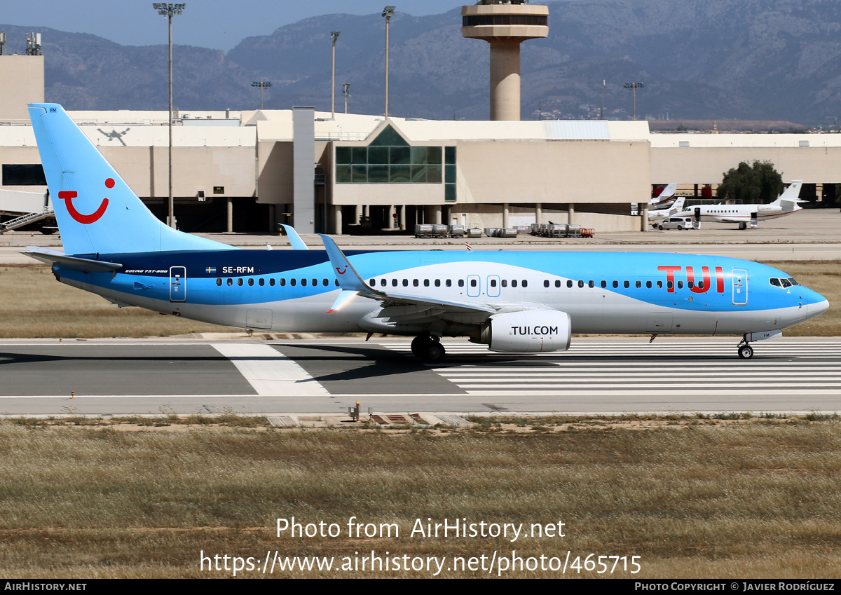 Aircraft Photo of SE-RFM | Boeing 737-8K5 | TUI | AirHistory.net #465715