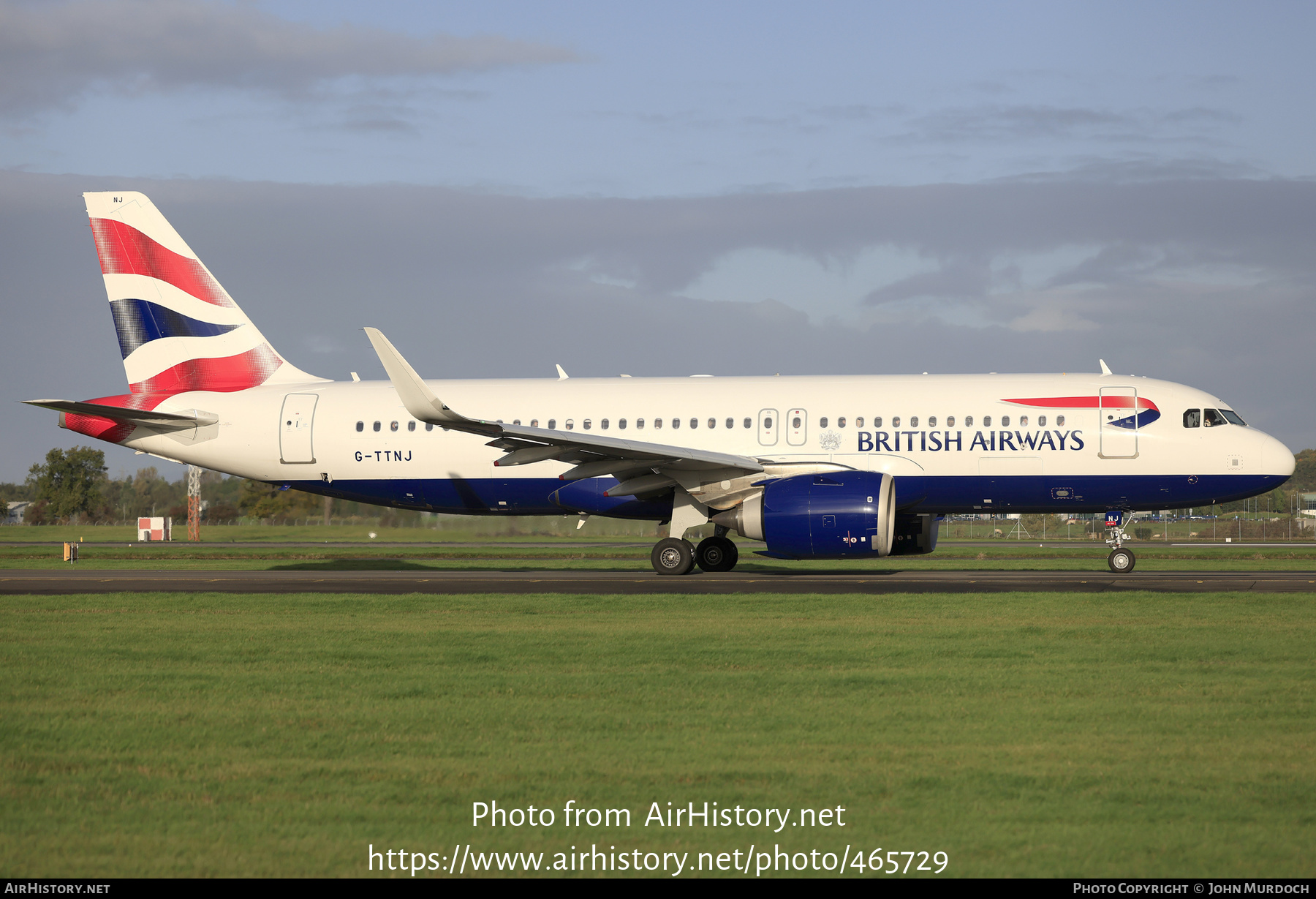 Aircraft Photo of G-TTNJ | Airbus A320-251N | British Airways | AirHistory.net #465729