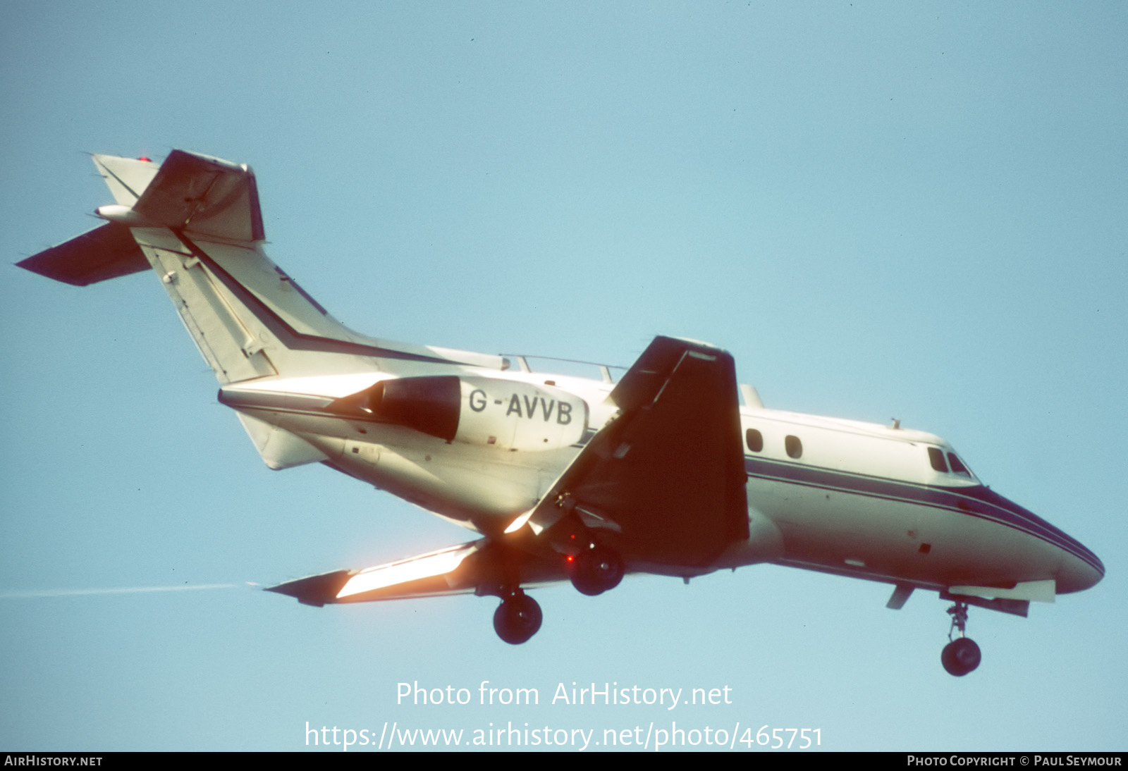 Aircraft Photo of G-AVVB | Hawker Siddeley HS-125-3B/RA | AirHistory.net #465751