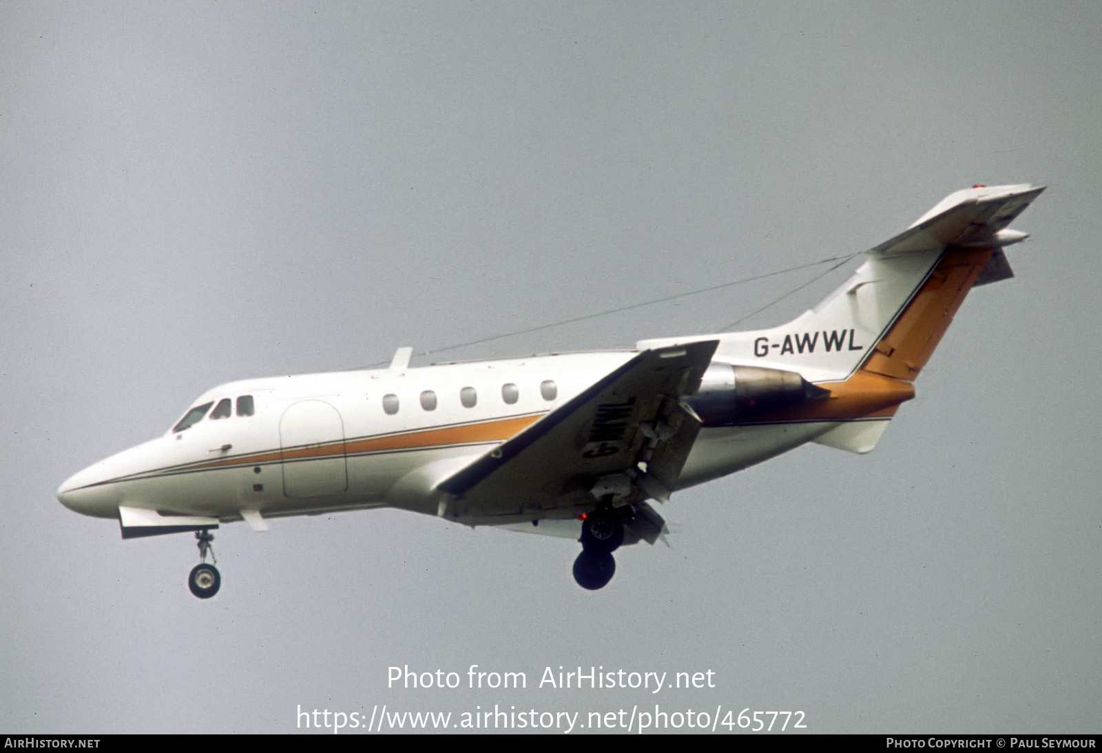 Aircraft Photo of G-AWWL | Hawker Siddeley HS-125-3B/RA | AirHistory.net #465772