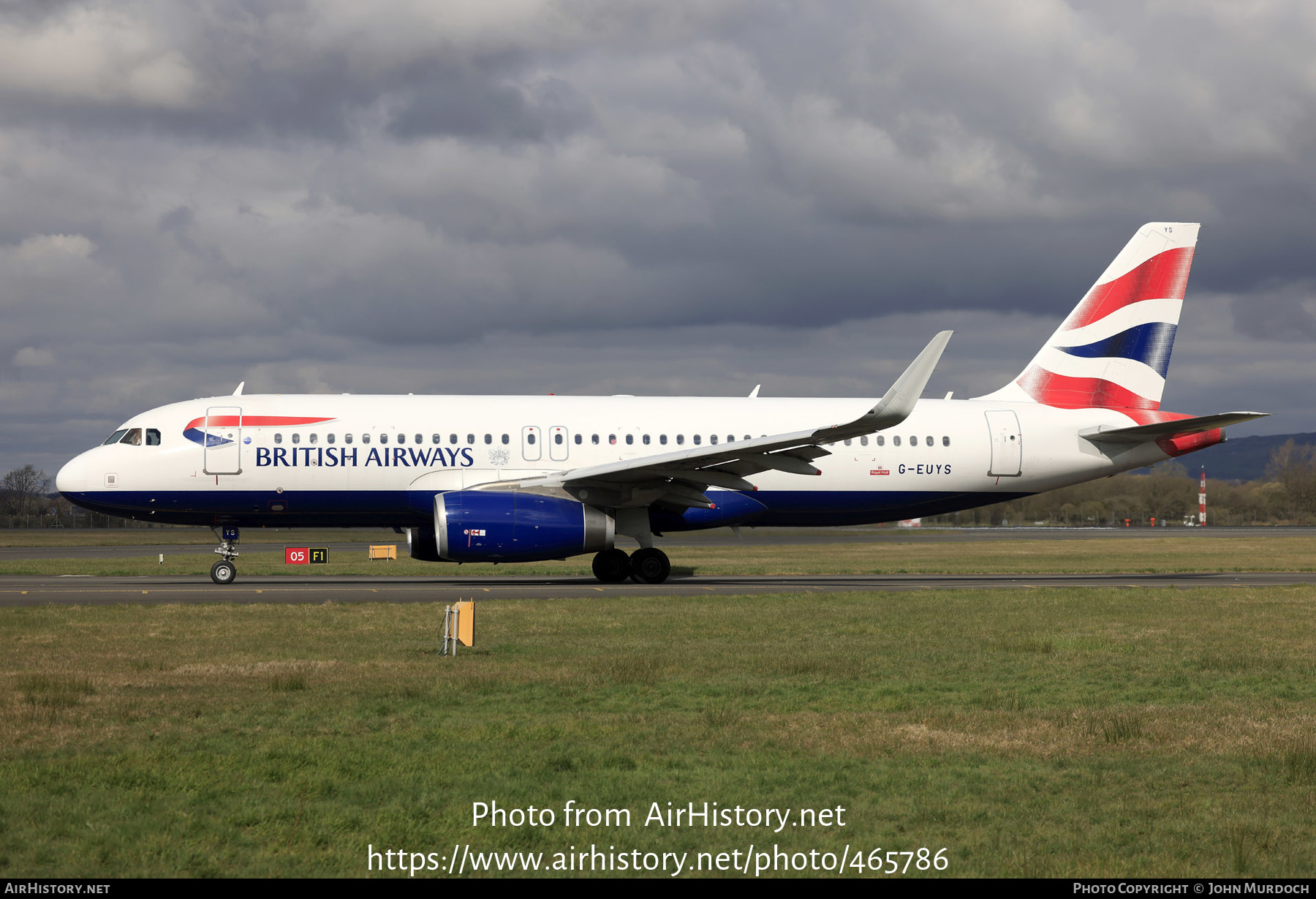 Aircraft Photo of G-EUYS | Airbus A320-232 | British Airways | AirHistory.net #465786