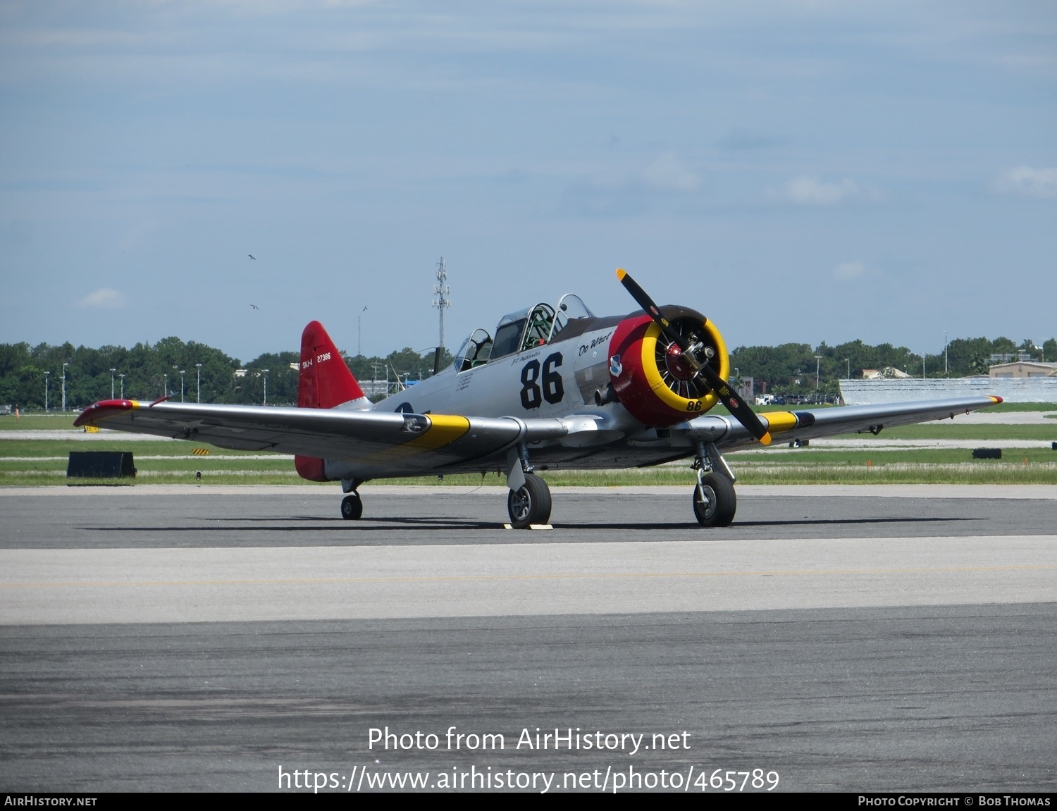 Aircraft Photo of N7061C / 27386 | North American SNJ-4 Texan | USA - Navy | AirHistory.net #465789