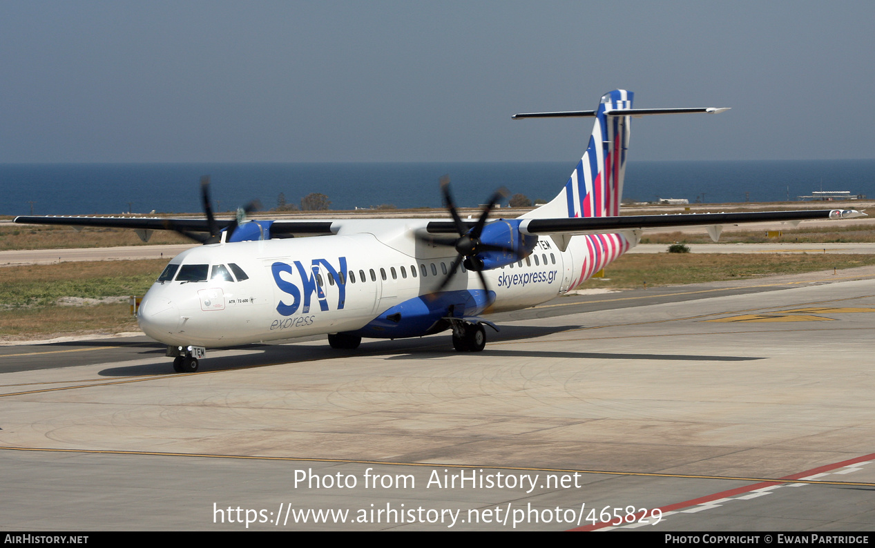 Aircraft Photo of SX-TEM | ATR ATR-72-600 (ATR-72-212A) | Sky Express | AirHistory.net #465829