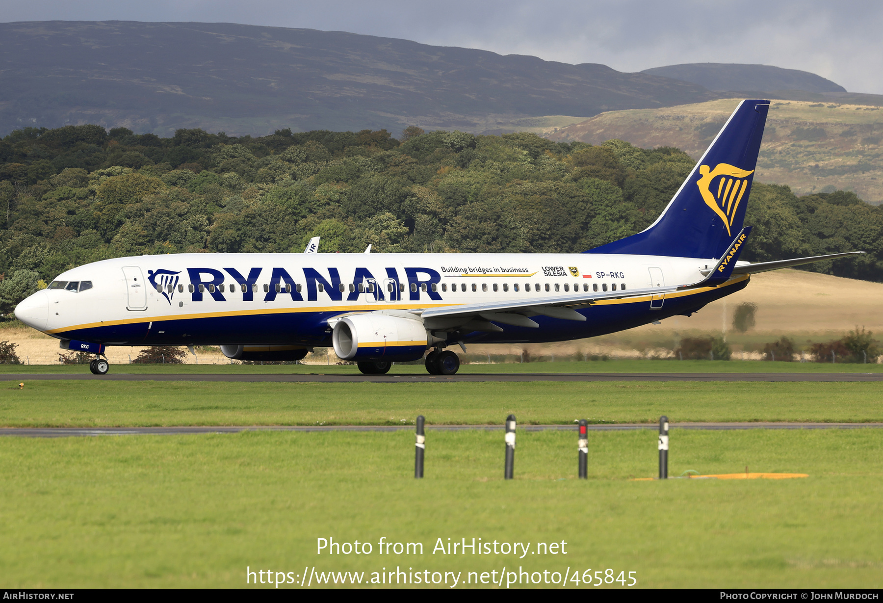 Aircraft Photo of SP-RKG | Boeing 737-800 | Ryanair | AirHistory.net #465845