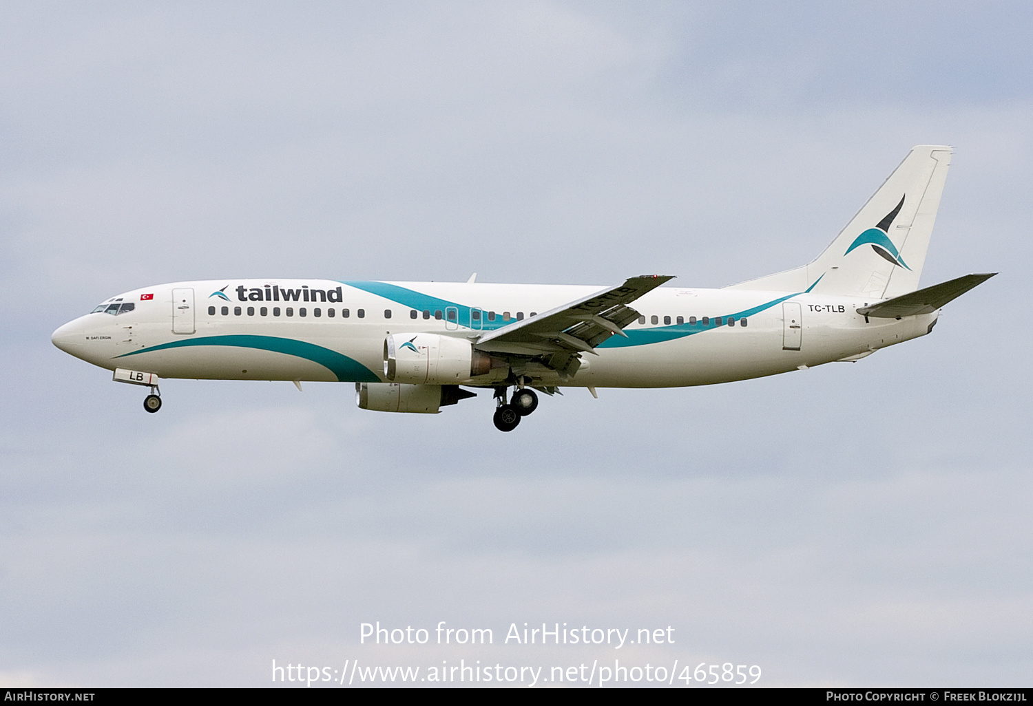 Aircraft Photo of TC-TLB | Boeing 737-4Q8 | Tailwind Airlines | AirHistory.net #465859