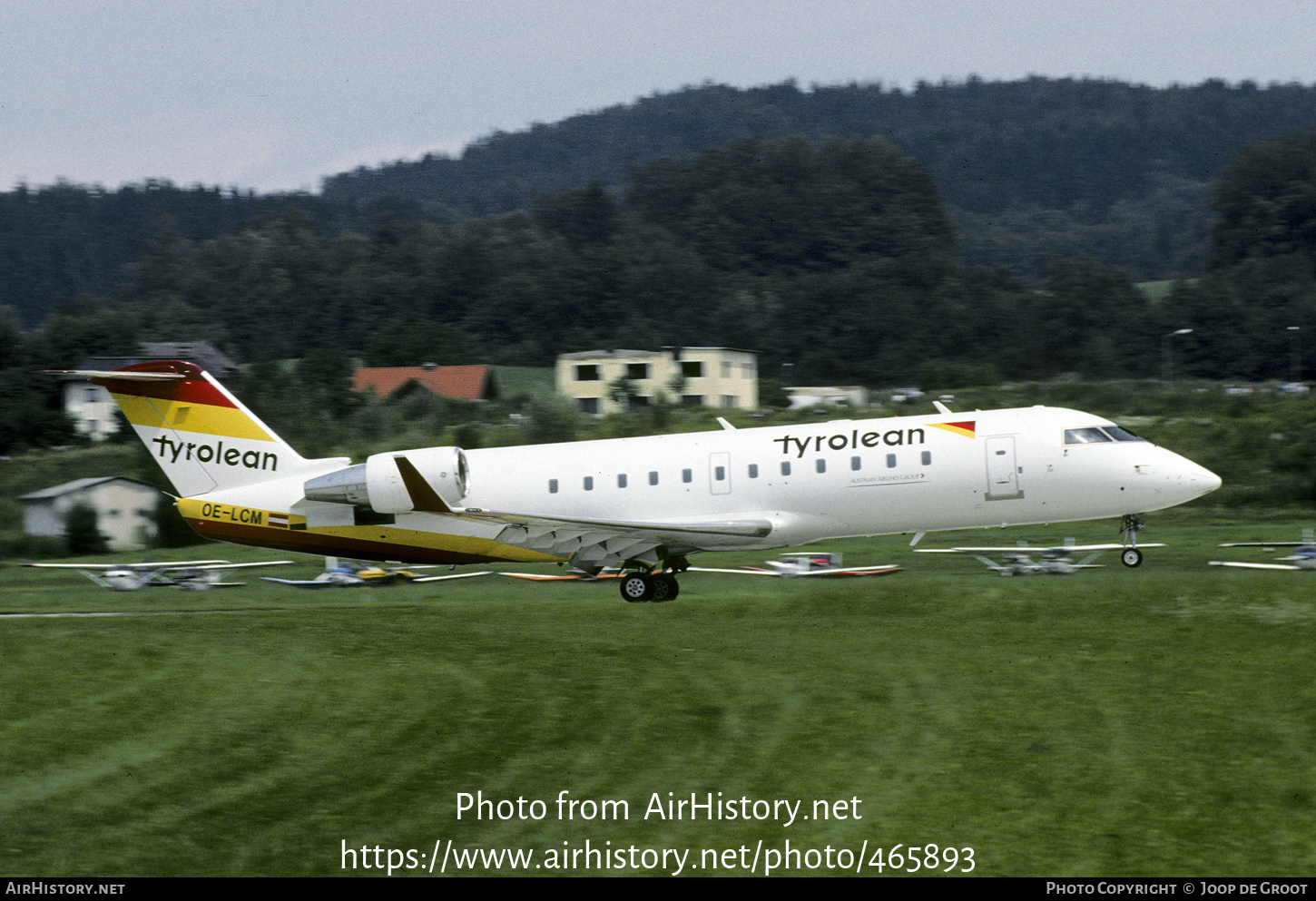 Aircraft Photo of OE-LCM | Bombardier CRJ-200LR (CL-600-2B19) | Tyrolean Airways | AirHistory.net #465893