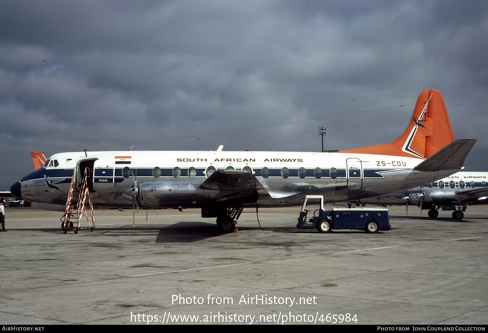 Aircraft Photo of ZS-CDU | Vickers 813 Viscount | South African Airways - Suid-Afrikaanse Lugdiens | AirHistory.net #465984