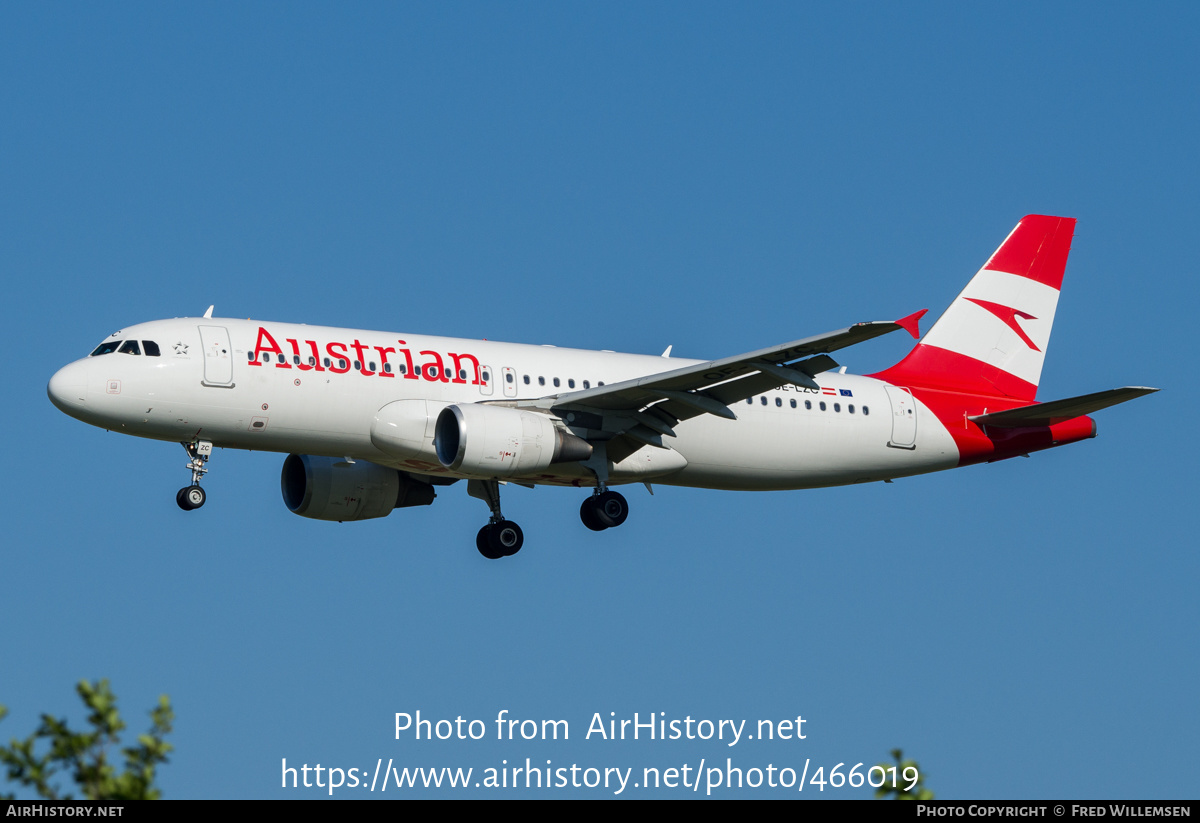 Aircraft Photo of OE-LZC | Airbus A320-214 | Austrian Airlines | AirHistory.net #466019