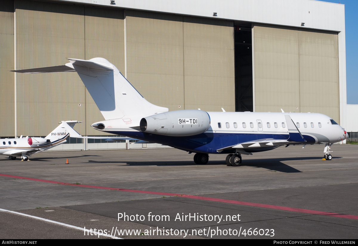 Aircraft Photo of 9H-TDI | Bombardier Global 5000 (BD-700-1A11) | AirHistory.net #466023