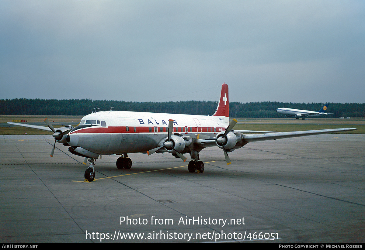 Aircraft Photo of HB-IBS | Douglas DC-6A(C) | Balair | AirHistory.net #466051