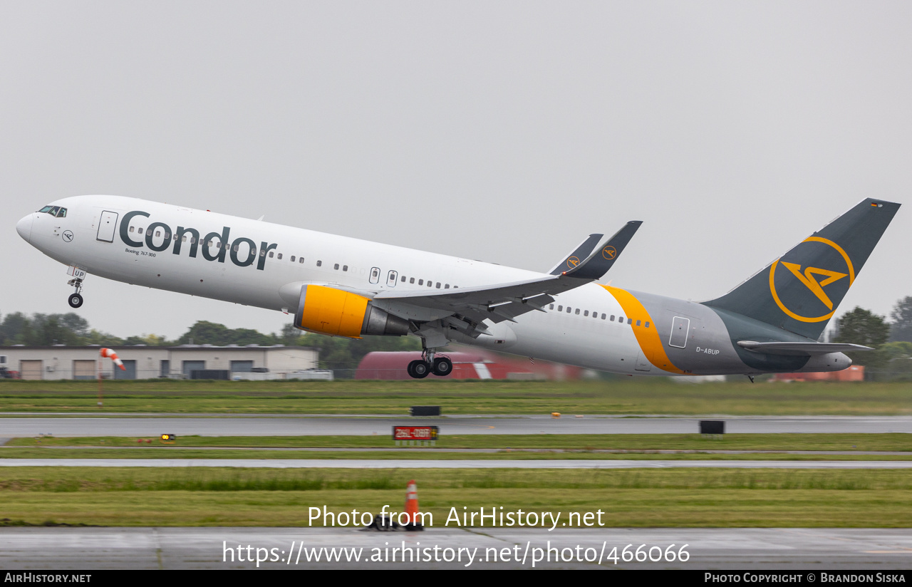 Aircraft Photo of D-ABUP | Boeing 767-3Q8/ER | Condor Flugdienst | AirHistory.net #466066