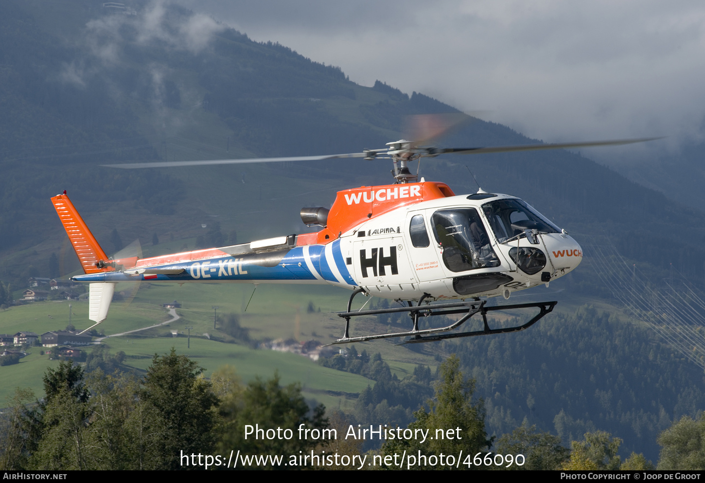 Aircraft Photo of OE-XHL | Aerospatiale AS-350B-3 Ecureuil | Wucher Helicopter | AirHistory.net #466090