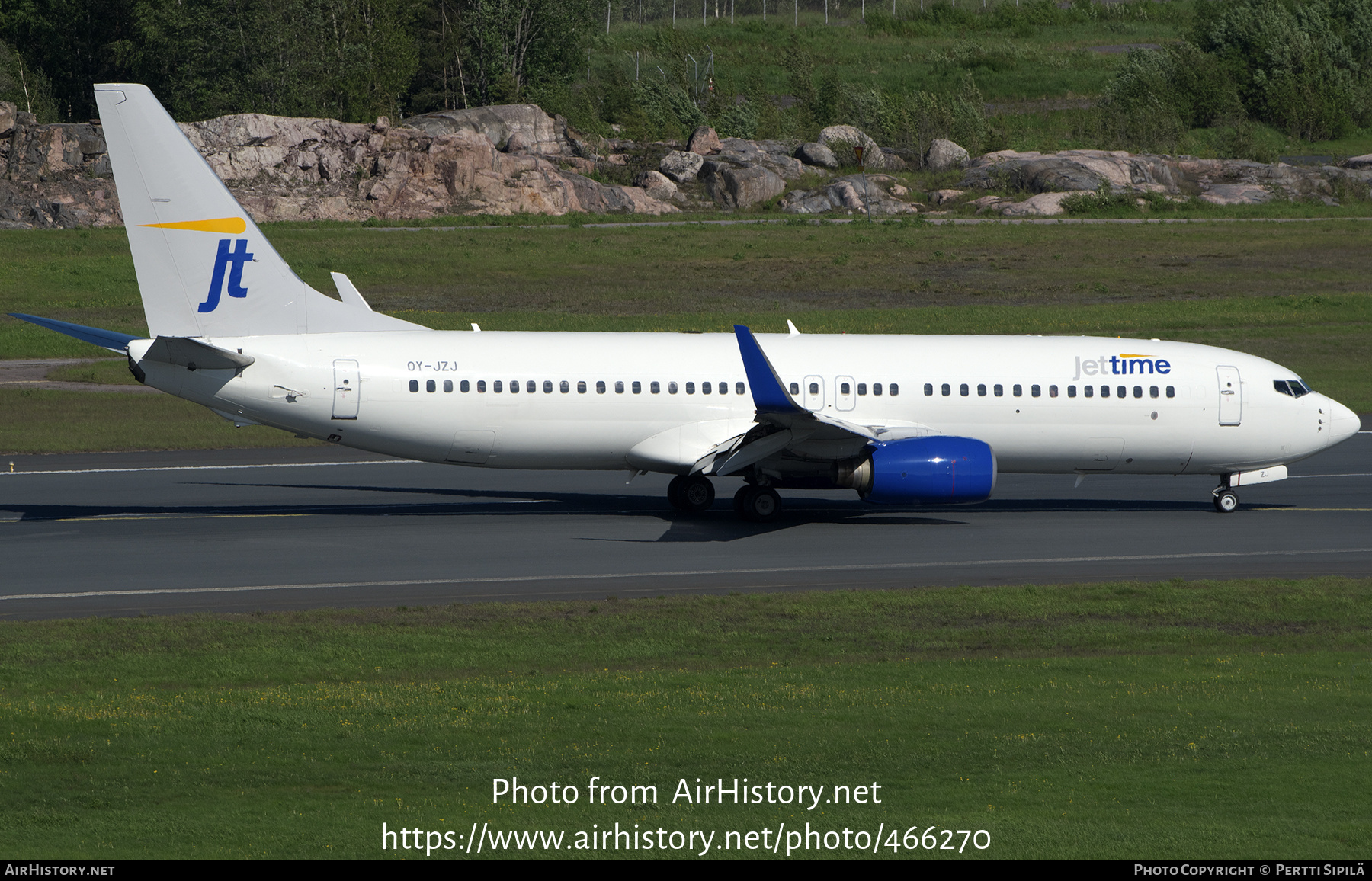 Aircraft Photo of OY-JZJ | Boeing 737-82R | Jettime | AirHistory.net #466270