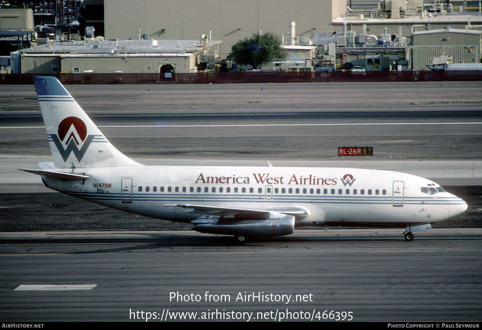 Aircraft Photo of N147AW | Boeing 737-297/Adv | America West Airlines | AirHistory.net #466395