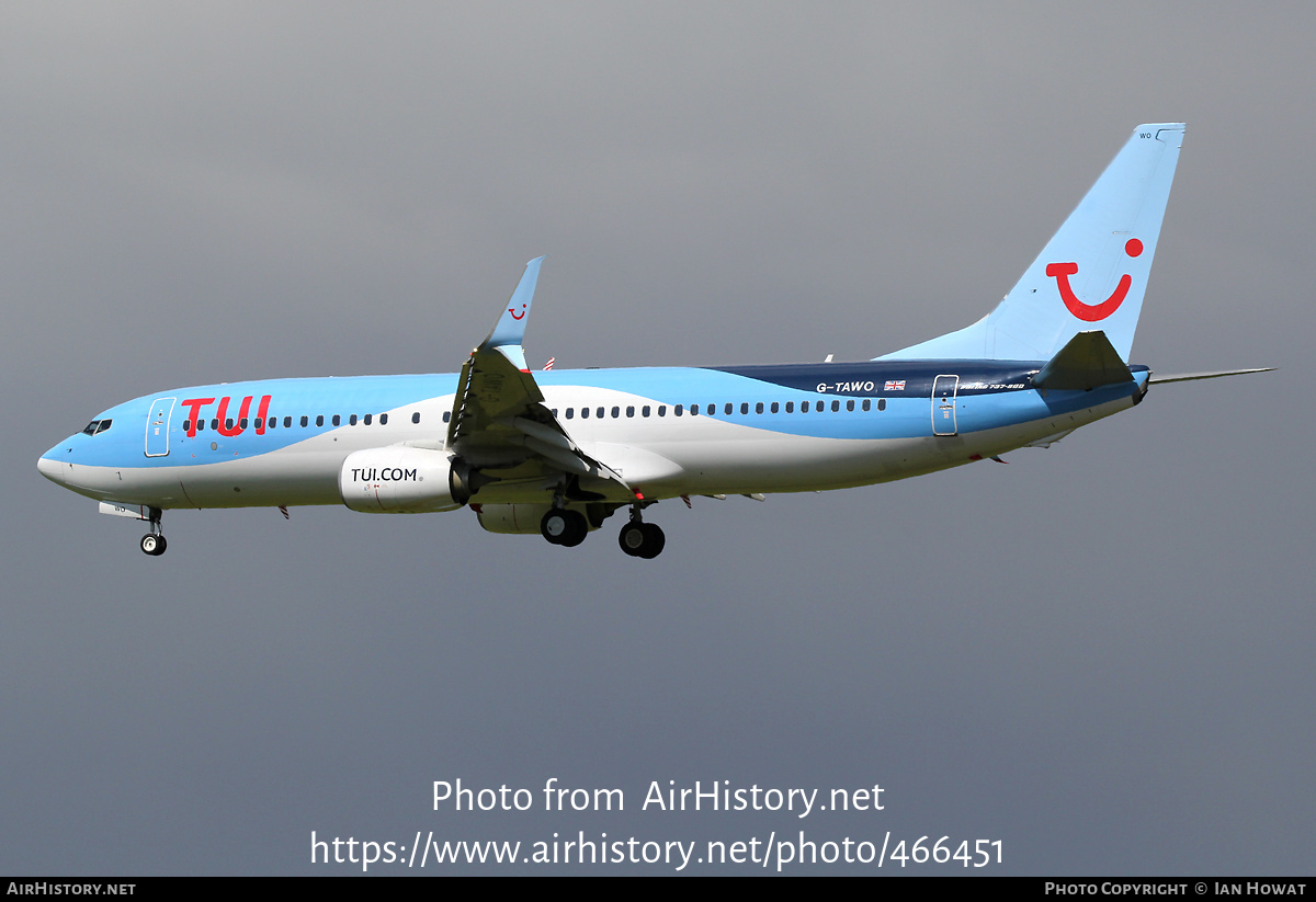 Aircraft Photo of G-TAWO | Boeing 737-8K5 | TUI | AirHistory.net #466451