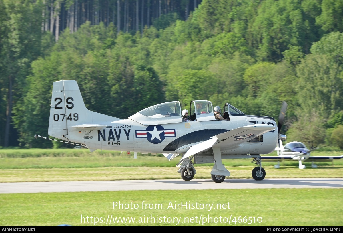 Aircraft Photo of D-FUMY / 146246 | North American T-28C Trojan | USA - Navy | AirHistory.net #466510