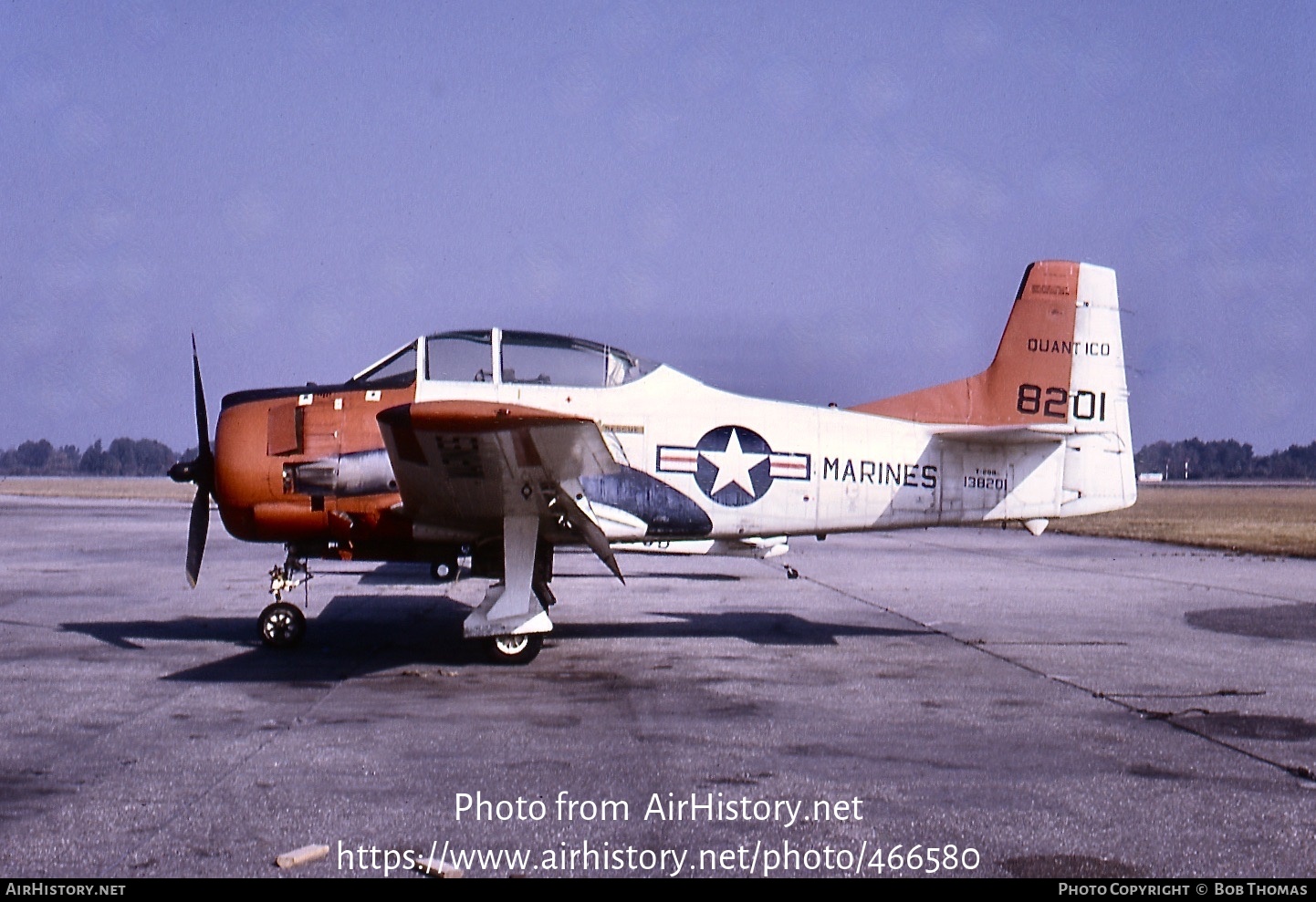 Aircraft Photo of 138201 / 8201 | North American T-28B Trojan | USA - Marines | AirHistory.net #466580