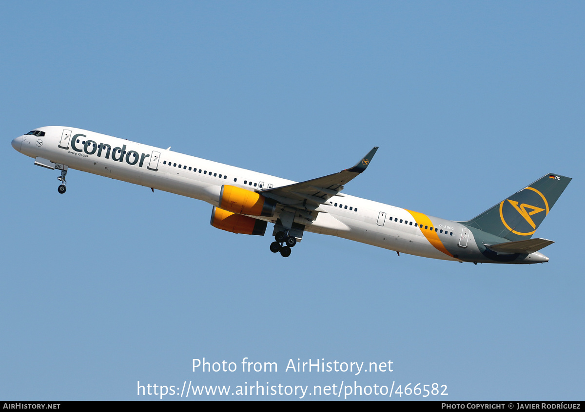 Aircraft Photo of D-ABOC | Boeing 757-330 | Condor Flugdienst | AirHistory.net #466582