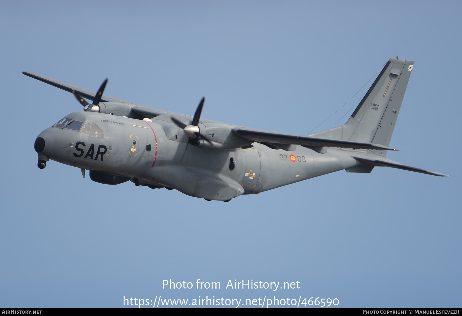 Aircraft Photo of D.4-08 / T.19B-14 | CASA/IPTN CN235M-100 MPA | Spain - Air Force | AirHistory.net #466590