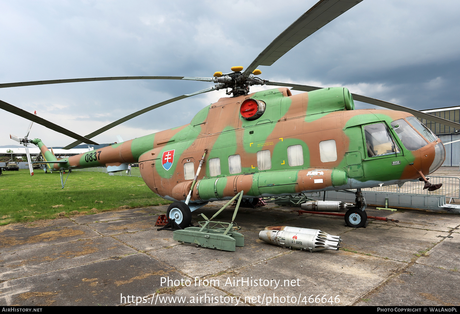 Aircraft Photo of 0837 | Mil Mi-8P | Slovakia - Air Force | AirHistory.net #466646