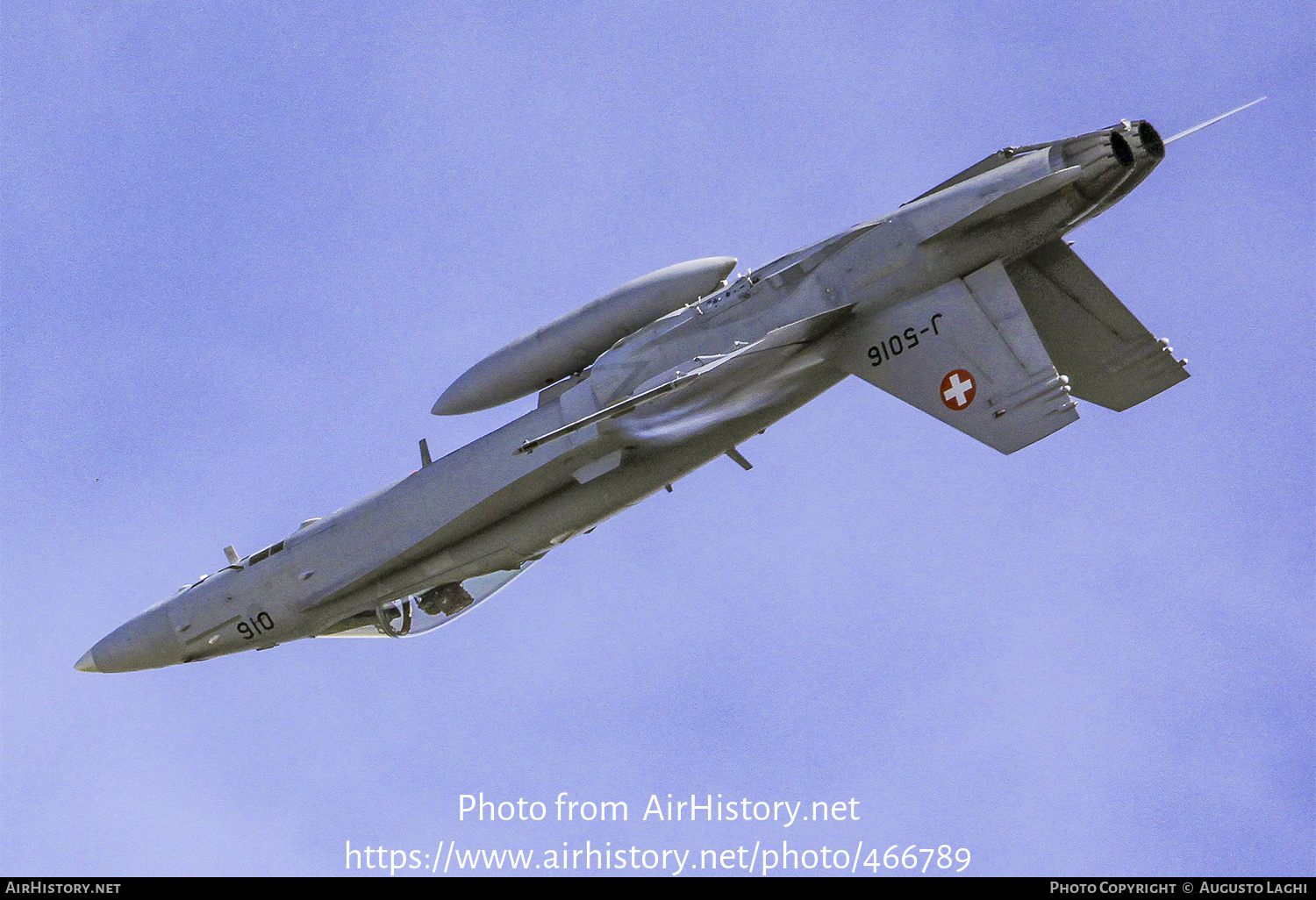 Aircraft Photo of J-5016 | McDonnell Douglas F/A-18C Hornet | Switzerland - Air Force | AirHistory.net #466789