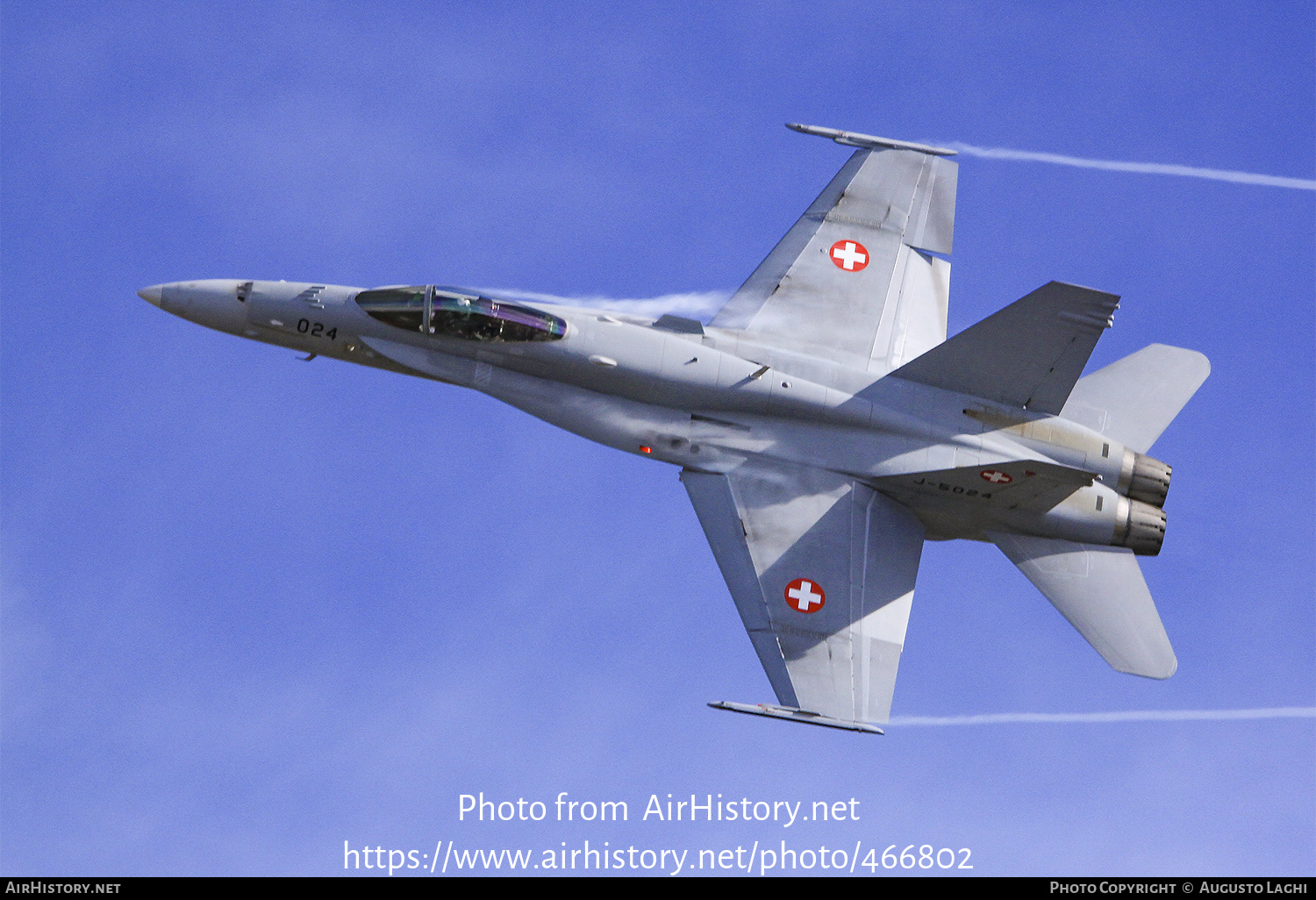 Aircraft Photo of J-5024 | McDonnell Douglas F/A-18C Hornet | Switzerland - Air Force | AirHistory.net #466802