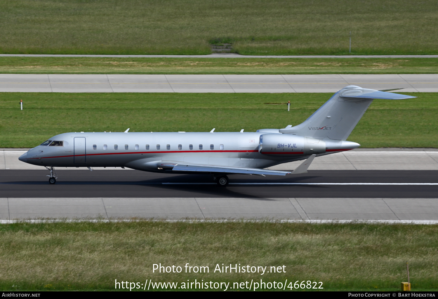 Aircraft Photo of 9H-VJL | Bombardier Global 6000 (BD-700-1A10) | VistaJet | AirHistory.net #466822