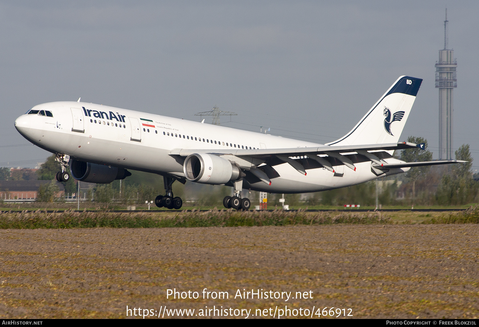 Aircraft Photo of EP-IBD | Airbus A300B4-605R | Iran Air | AirHistory.net #466912