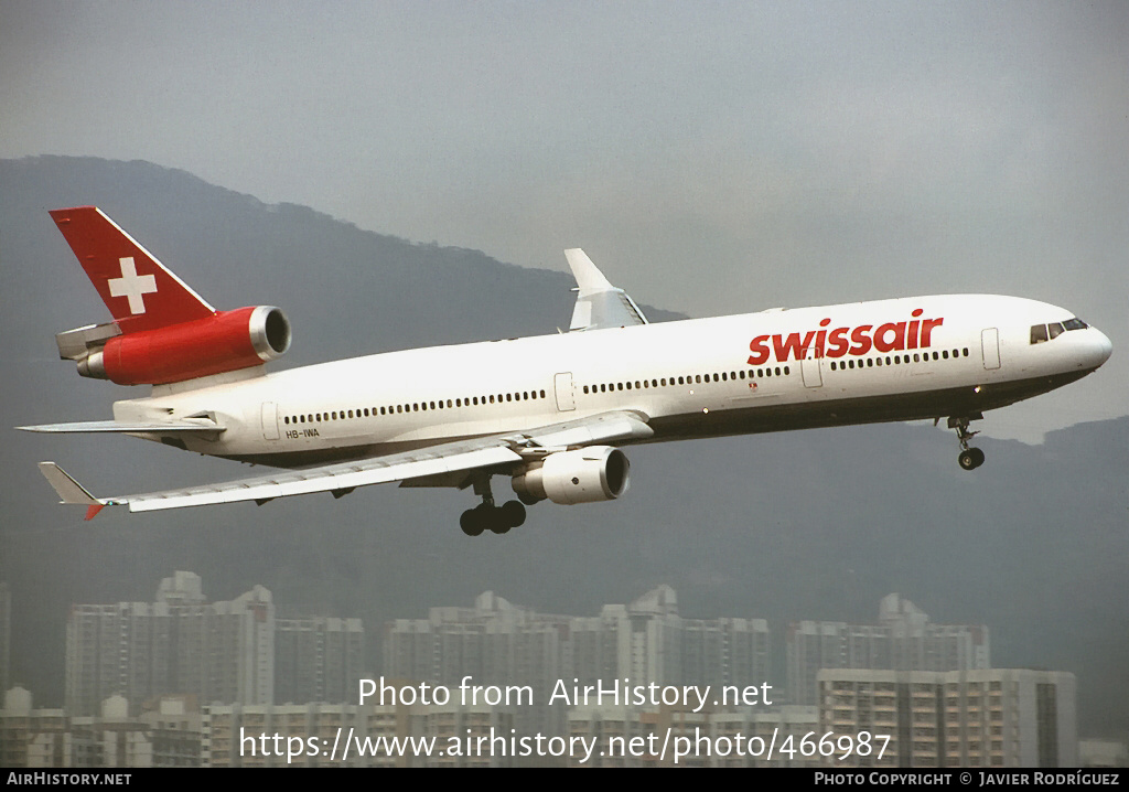 Aircraft Photo of HB-IWA | McDonnell Douglas MD-11 | Swissair | AirHistory.net #466987