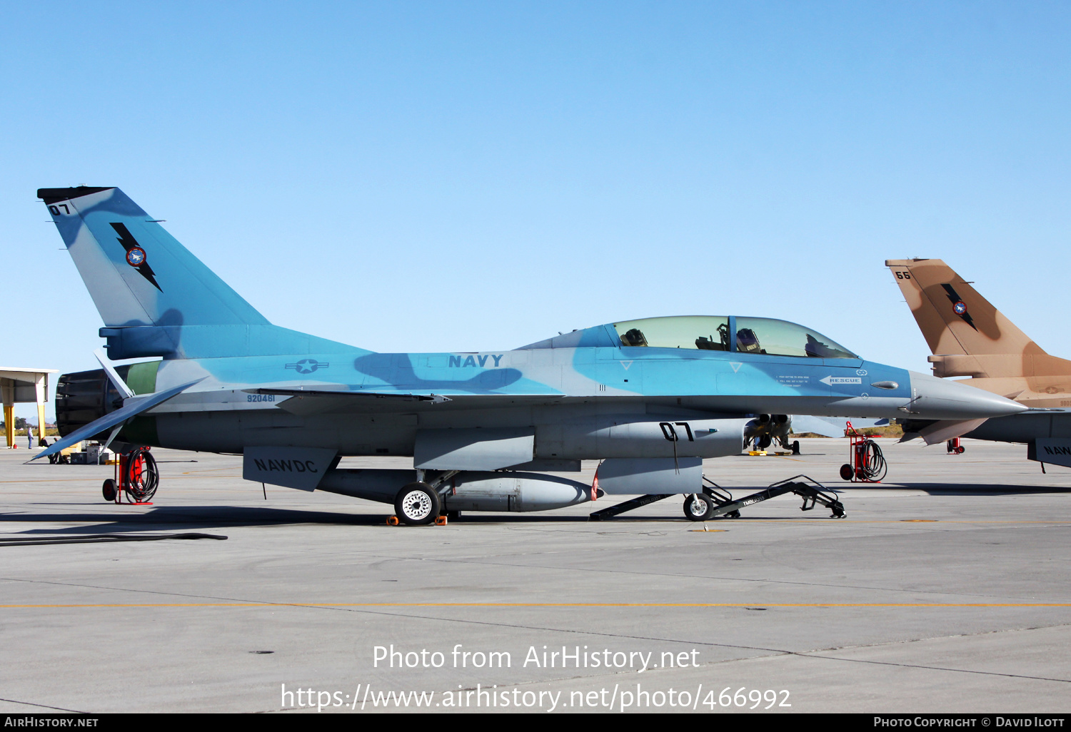 Aircraft Photo of 920481 | General Dynamics F-16B Fighting Falcon | USA - Navy | AirHistory.net #466992