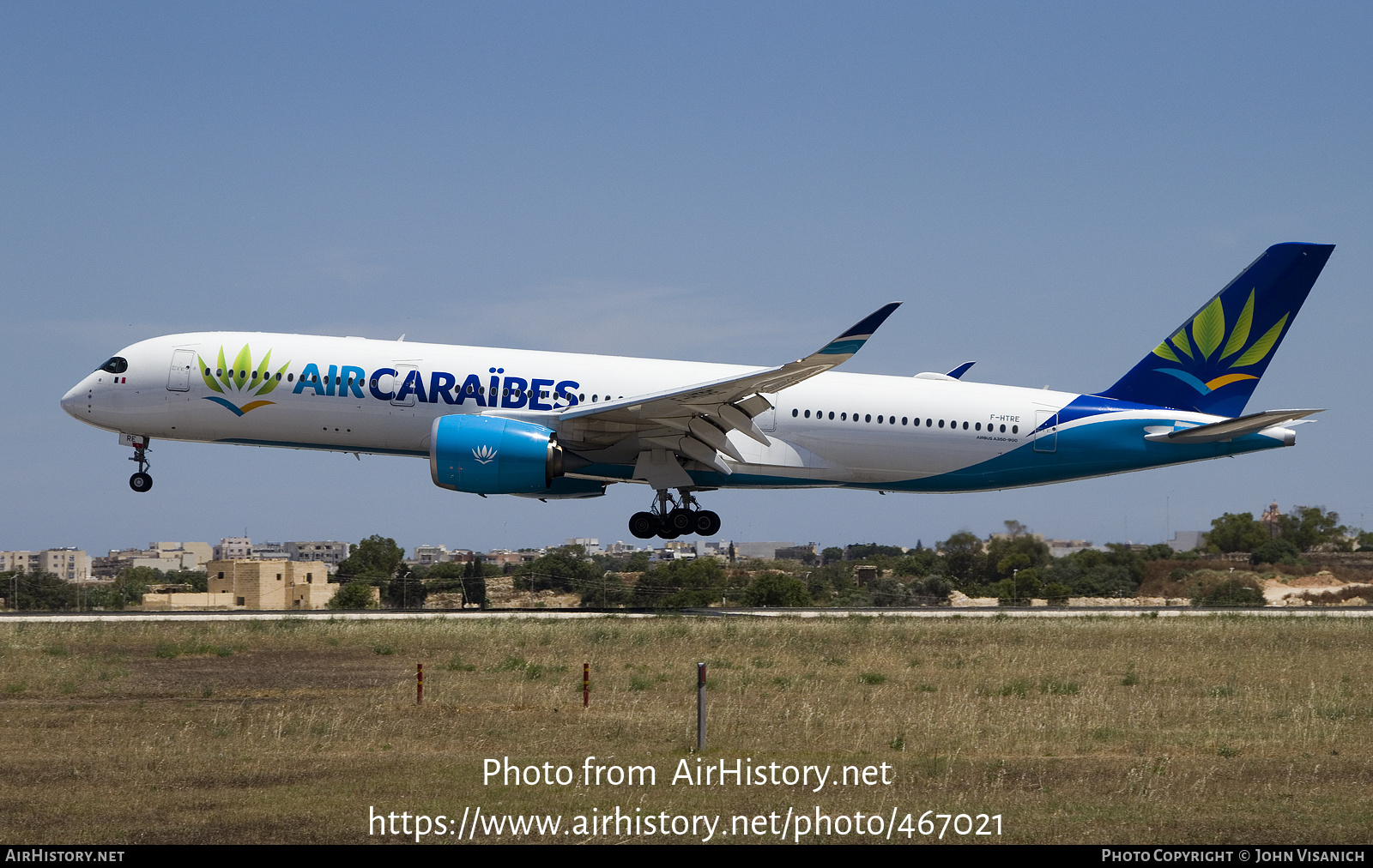 Aircraft Photo of F-HTRE | Airbus A350-941 | Air Caraïbes | AirHistory.net #467021