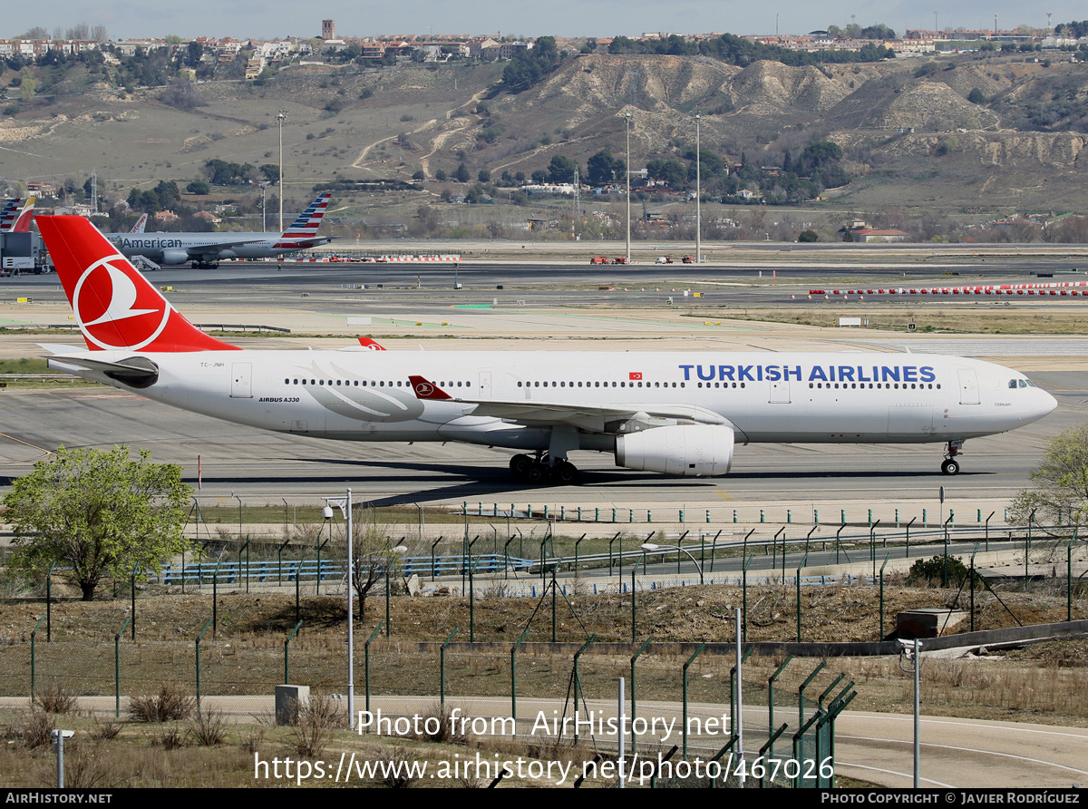 Aircraft Photo of TC-JNH | Airbus A330-343 | Turkish Airlines | AirHistory.net #467026