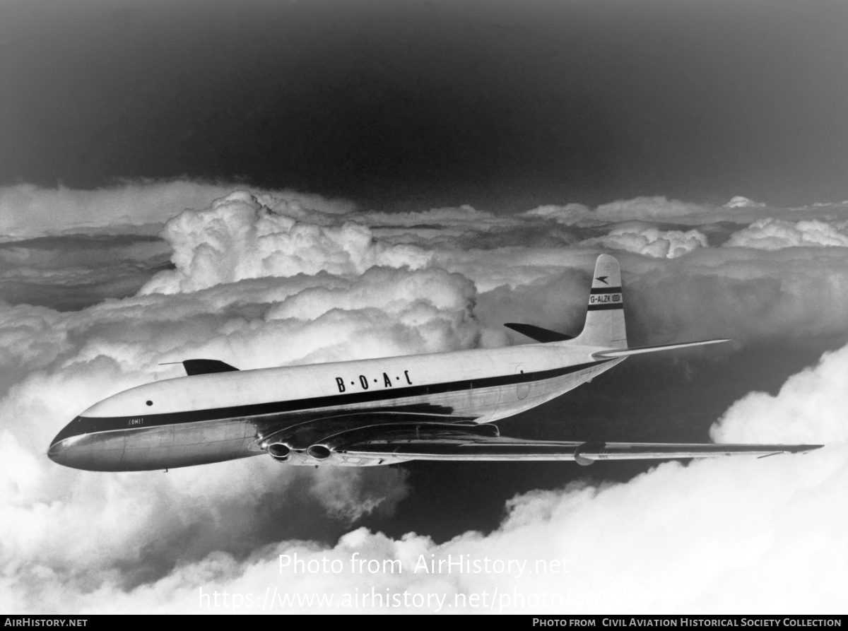 Aircraft Photo of G-ALZK | De Havilland D.H. 106 Comet 1 | BOAC - British Overseas Airways Corporation | AirHistory.net #467027