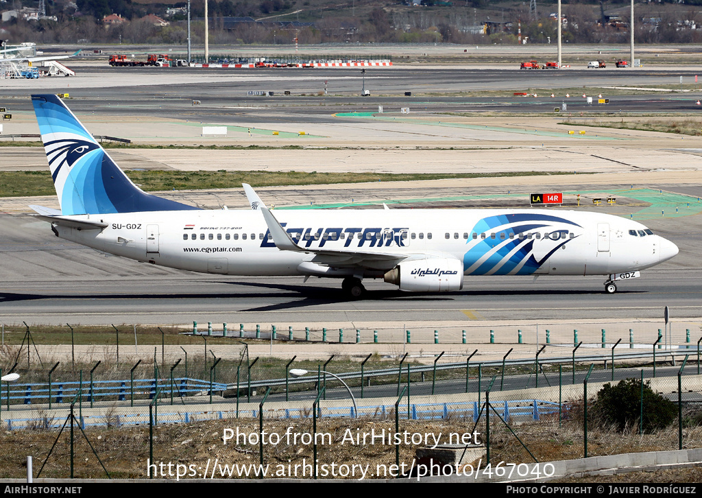 Aircraft Photo of SU-GDZ | Boeing 737-866 | EgyptAir | AirHistory.net #467040