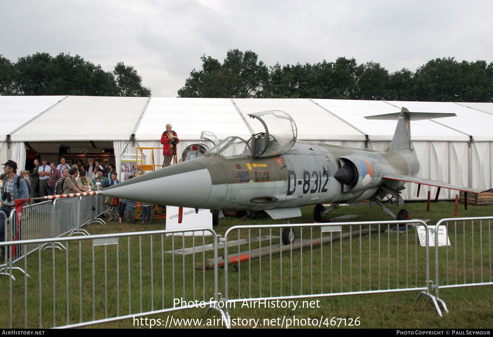 Aircraft Photo of D-8312 | Lockheed F-104G Starfighter | Netherlands - Air Force | AirHistory.net #467126