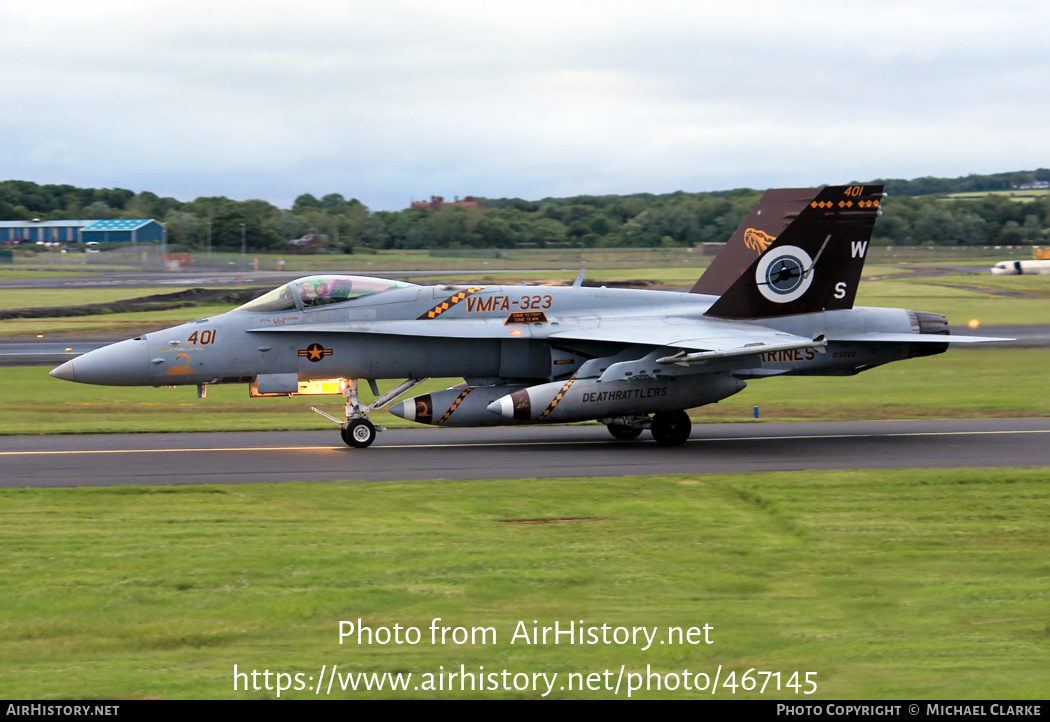 Aircraft Photo of 165222 | McDonnell Douglas F/A-18C Hornet | USA - Marines | AirHistory.net #467145